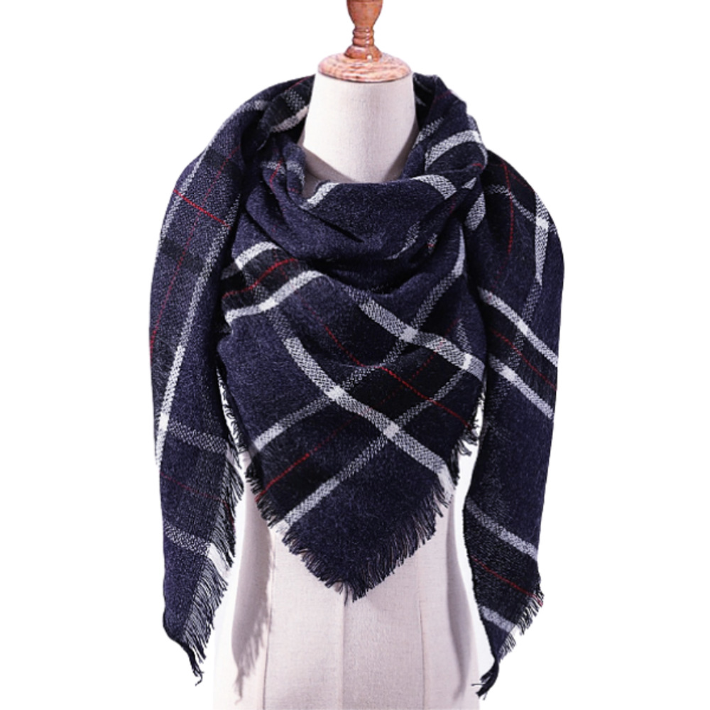Midnight Triangle Winter Scarf